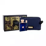 Tualetinis vanduo Versace Dylan Blue 100 ml + mini 10 ml + kosmetinė