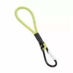 Elastingas bagažinės diržas su karabinu, fluorescencinė žalia spalva