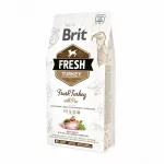 Sausas pa&scaron;aras su kalakutiena ir žirniais suaugusiems &scaron;unims Brit Fresh, 2,5 kg
