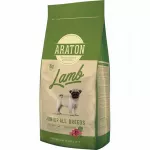 &Scaron;unų pa&scaron;aras Araton Premium Junior su ėriena, 15 kg
