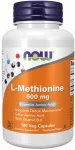 Maisto papildas NOW Foods L-Methionine 500mg, 100 kaps.