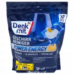 Indaplovių tabletės Denkmit All in One Power Energy, 30 vnt., Vokietija