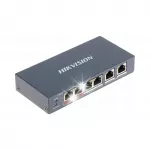 Tinklo jungiklis Hikvision DS-3E0106HP-E, 6 portų, PoE