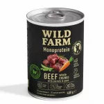 &Scaron;unų maistas WILD FARM jautiena, monoproteininis, 400 g, hipoalerginis