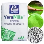 Trą&scaron;os vejai Yara Mila POWER vasarai ir pavasariui, greitam žolės augimui