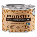 &Scaron;unų konservai Monster su kalakutiena, 200 g