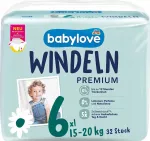 Sauskelės Babylove PREMIUM XL, 6 dydis, 15-20 kg, 32 vnt.