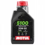 Motociklų pusiau sintetinė alyva MOTUL 5100 4T Ester MA2 20W50, 1 l