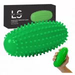 Masažinis sensorinis kamuoliukas &bdquo;Beans&ldquo;, žalias, PVC