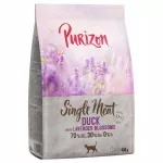 &Scaron;unų pa&scaron;aras Purizon Single Meat su antiena ir levandų žiedais, be grūdų, 400 g