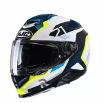 Motociklininko &scaron;almas HJC RPHA71 Hapel, mėlynas/geltonas, M dydis