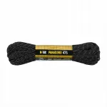 Paracord virvė M-Tac 475, juoda, atspindinti, nailonas, 30 m