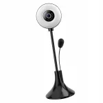 Žiniatinklio kamera 4K su LED pa&scaron;vietimu, kelių krypčių, Full HD, Smart 2.0, 720p