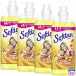 Skalavimo skystis Softlan Vanilla Orchid, 4 x 1 l, 180 skalbimų, pagaminta Vokietijoje
