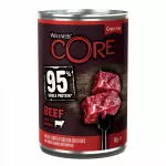 &Scaron;unų konservai Wellness Core su jautiena, 0,4 kg