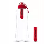Filtruotas butelis Dafi Soft 0,7 l, su 2 filtrais, raudonas