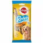 &Scaron;unų skanėstai PEDIGREE Rodeo Duos su &scaron;onine, suaugusiems, 10 x 123 g