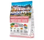 Pusiau mink&scaron;tas pa&scaron;aras &scaron;unims ARQUIVET FRESH su la&scaron;i&scaron;a, kalakutiena, be vi&scaron;tienos, 2,5 kg