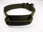 &Scaron;unų antkaklis su Cobra-Echo rankena, 38 mm, alyvuogių spalvos, M dydis
