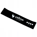 Guminė mank&scaron;tos juosta YellowLOOP, juoda, 15&ndash;20 kg