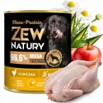 &Scaron;unų konservai su vi&scaron;tiena Zew Natury MONO-PROTEIN, 800 g