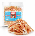 Džiovintos menkių lazdelės su vi&scaron;tiena Happet GM52, 500 g