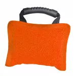 &Scaron;uns kramtukas pagalvėlė, oranžinė, interaktyvi, lengvai ne&scaron;iojama