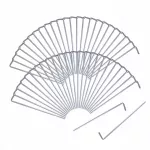 Palapinės kuoliukai, 50 vnt., aliuminio, 15 cm, 7 formos