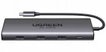 USB C koncentratorius UGREEN 9-in-1, 4K 60 Hz, 10 Gb/s, USB-A, 100 W PD, AM155