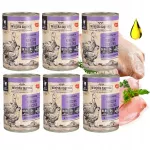 Katės konservai Wiejska Zagroda vi&scaron;tiena ir antiena, 6 x 400 g