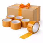 Lipni pakavimo juosta 48 mm, 110 m, oranžinė, 6 vnt.