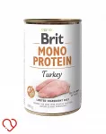 &Scaron;unų konservai BRIT MONO PROTEIN su kalakutiena, 400 g