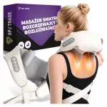 Kaklo ir nugaros shiatsu masažuoklis su &scaron;ildymo funkcija