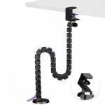 Laidų tvarkyklė Spacetronik Spine, 130 cm, juoda