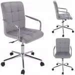 Biuro kėdė ant ratukų SWIVEL QUATRO pilka JUMIhome
