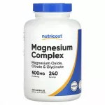 Maisto papildas Nutricost Magnesium Complex 500 mg, 240 kapsulių