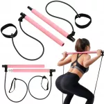 Pilates pasiprie&scaron;inimo juostų ir skersinio treniruočių rinkinys
