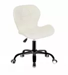 Biuro kėdė, ergonomi&scaron;ka, balta, su pamink&scaron;tinimu