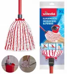 Grindų &scaron;luostė Vileda Microfibre and Power, dviejų tipų pluo&scaron;tas