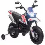 Vaiki&scaron;kas elektrinis motociklas 12V, 6 km/h, LED &scaron;oniniai ratai, USB muzika