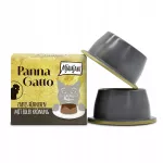 Katės ėdalas Mjajjam Miss Gatto su vi&scaron;tiena ir Panna Cotta padažu, 2 x 80 g