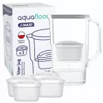Vandens filtravimo ąsotis AquaFloow J-MAXI 2,5 l pilkas su 5 filtrais