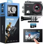 Veiksmo kamera AKASO 4K WiFi, 128GB, atspari vandeniui 40 m, lietimui jautrus ekranas, plataus kampo