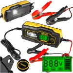 Automobilio akumuliatoriaus įkroviklis 6V/12V, mikroprocesorinis