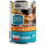 &Scaron;unų ėdalas Frendi su kalakutiena padaže, 1250 g