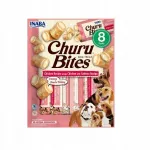 &Scaron;unų skanėstai Inaba Churu Bites su vi&scaron;tiena ir la&scaron;i&scaron;a, 8 x 12 g