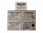 Adreso etiketės, 35x25 mm, 250 lipdukų, tinkamos spausdinimui ir brūk&scaron;niniams kodams