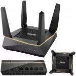 Belaidis mar&scaron;rutizatorius ASUS RT-AX92U, trijų juostų, Wi-Fi 6, AX6100 Mesh sistema