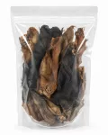Natūralios jautienos ausys su kailiu &scaron;unims, 1 kg, vir&scaron;kinimui