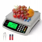 Virtuvinės svarstyklės 10 kg LCD INOX 1 g skaitmeninės